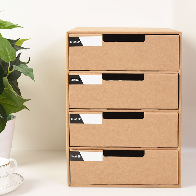 Оптовая продажа настольной коробки для хранения A4 для студентов многоуровневый ящик для хранения документов