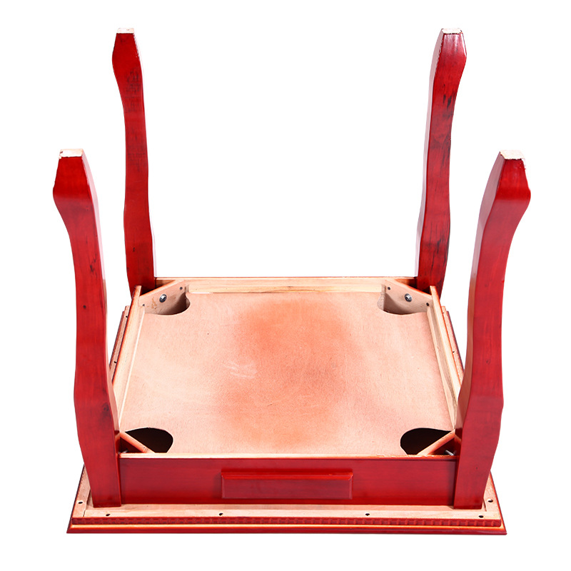 Weikang Hard Miscellaneous All Solid Wood Tiger Leg Chess and Card Table ZN-3 Factory Direct Sales