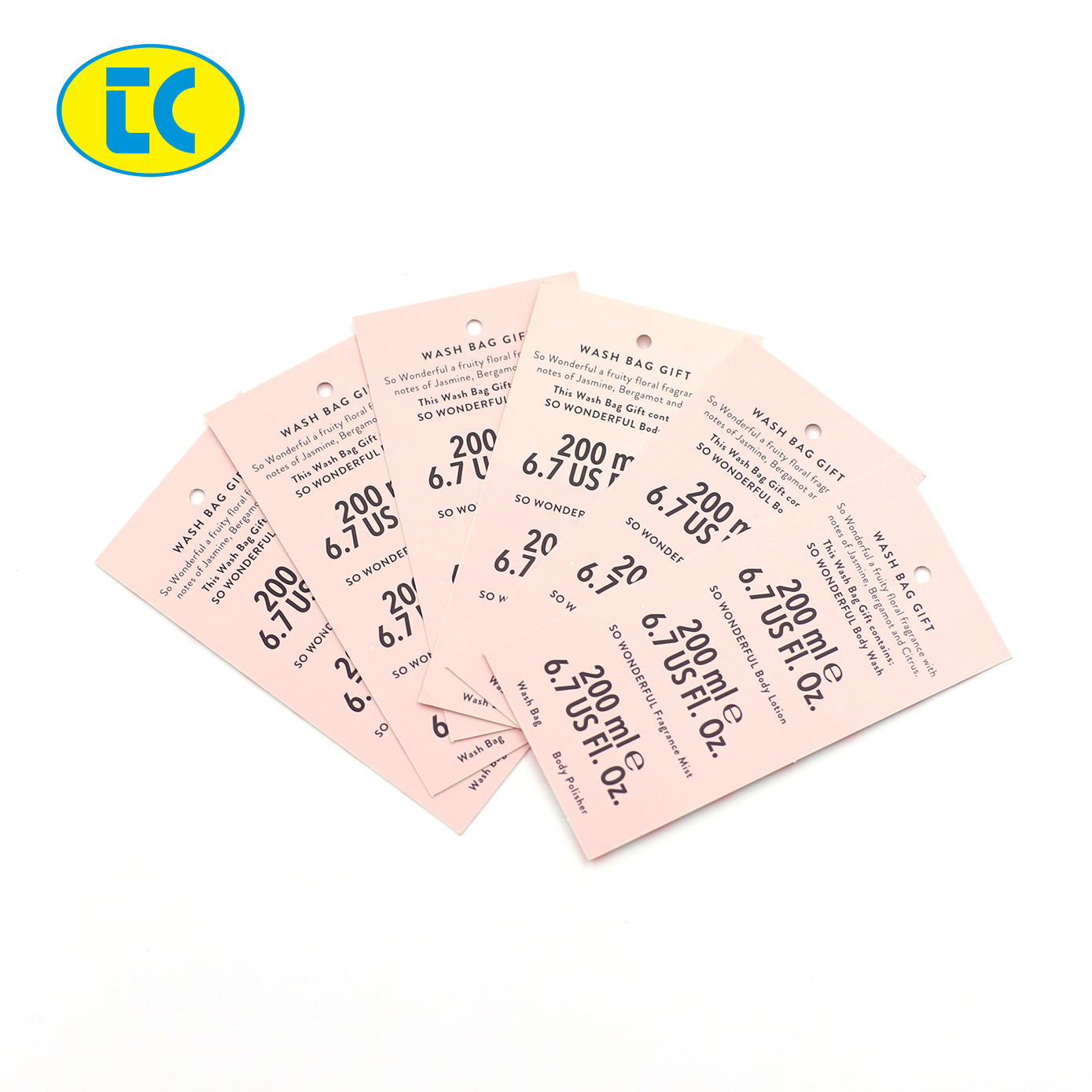 Wholesale Tags [Custom Design] Embossed Gold-Stamped Clothing Hang Tags Blind Box Cards Playing Cards Illustration Packaging Eco-Friendly