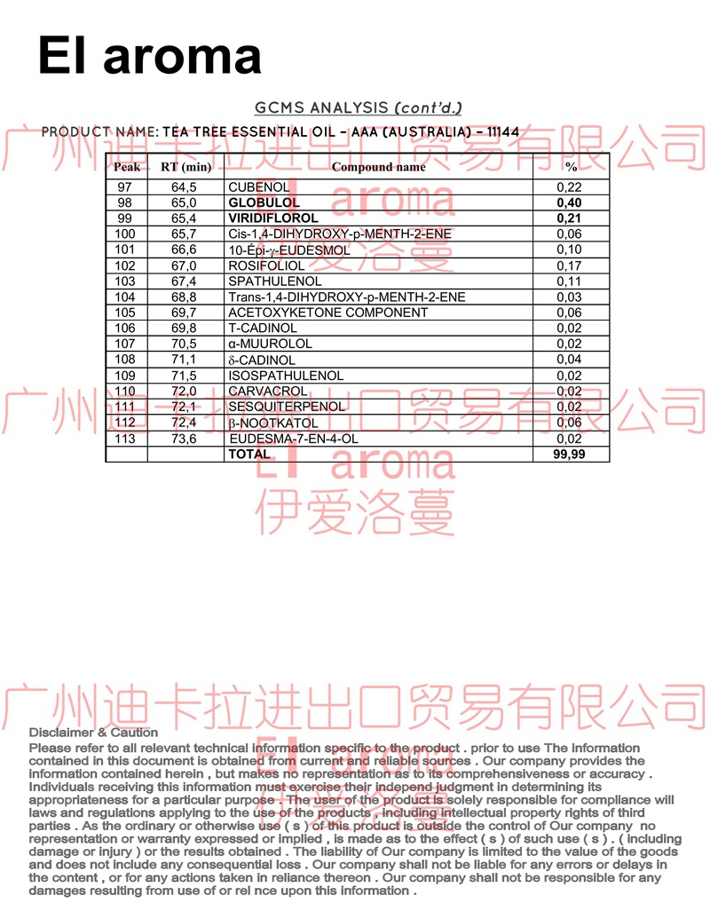Australian Tea Tree Essential Oil Mutual Leaf White Thousand Layer Single Essential Oil Minimum Order 10ML