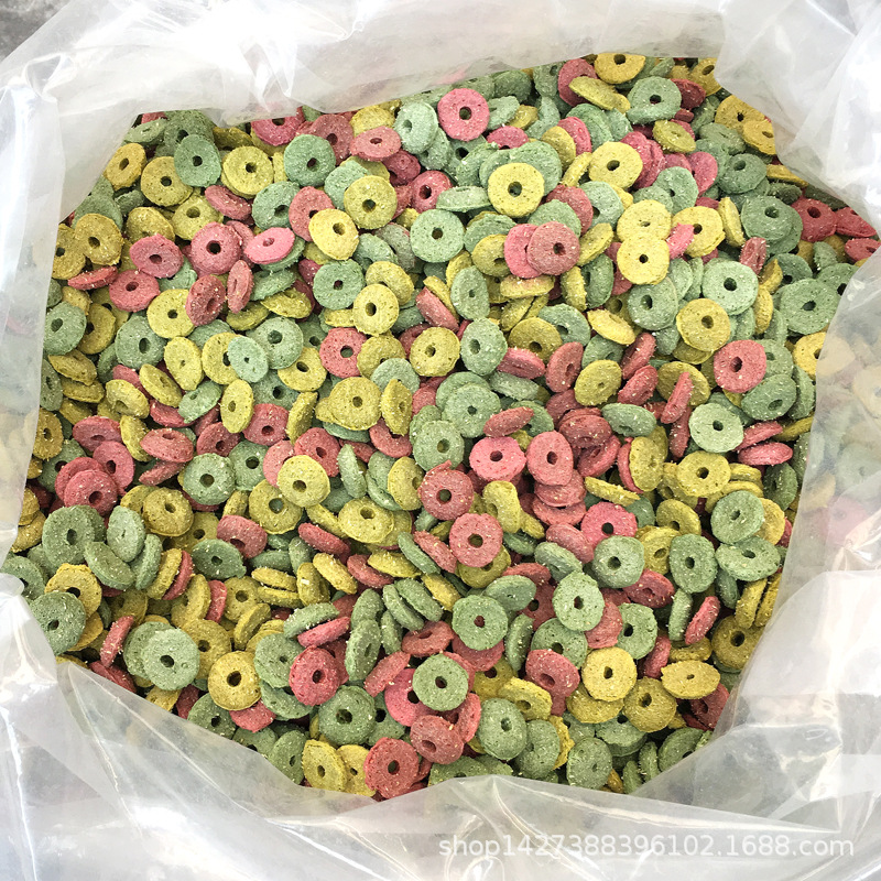 Expanded Pet Rabbit Grain Colorful Forage Alfalfa Cake Rabbit Totoro Pet Molar Grass Ring 500g
