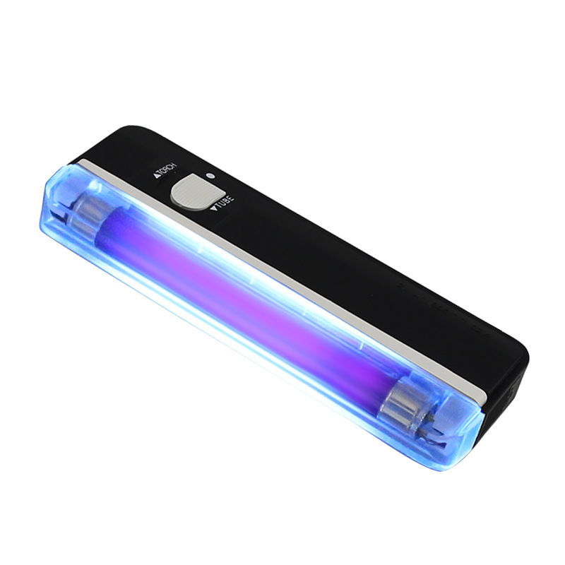 Factory export foreign currency RMB portable multi-function UV purple light small money detector lamp with flashlight function