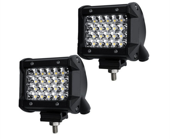 Кросс-бордный специализированный 4-дюймовый 4-рядный 72W рабочий светильник прожекторная лента для автомобилей внедорожников верхний передний бампер