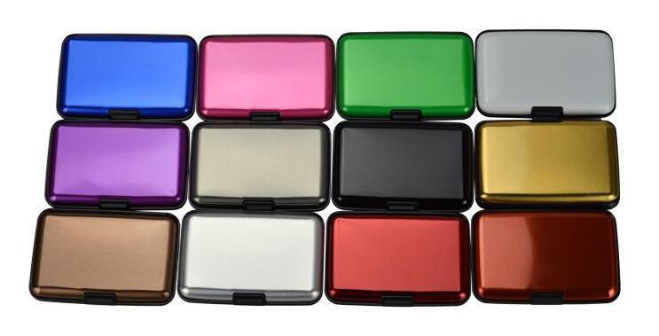 Ninghai Jianjie Metal Business Card Box Aluminum Business Card Box Anti-theft Card Box Card Bag