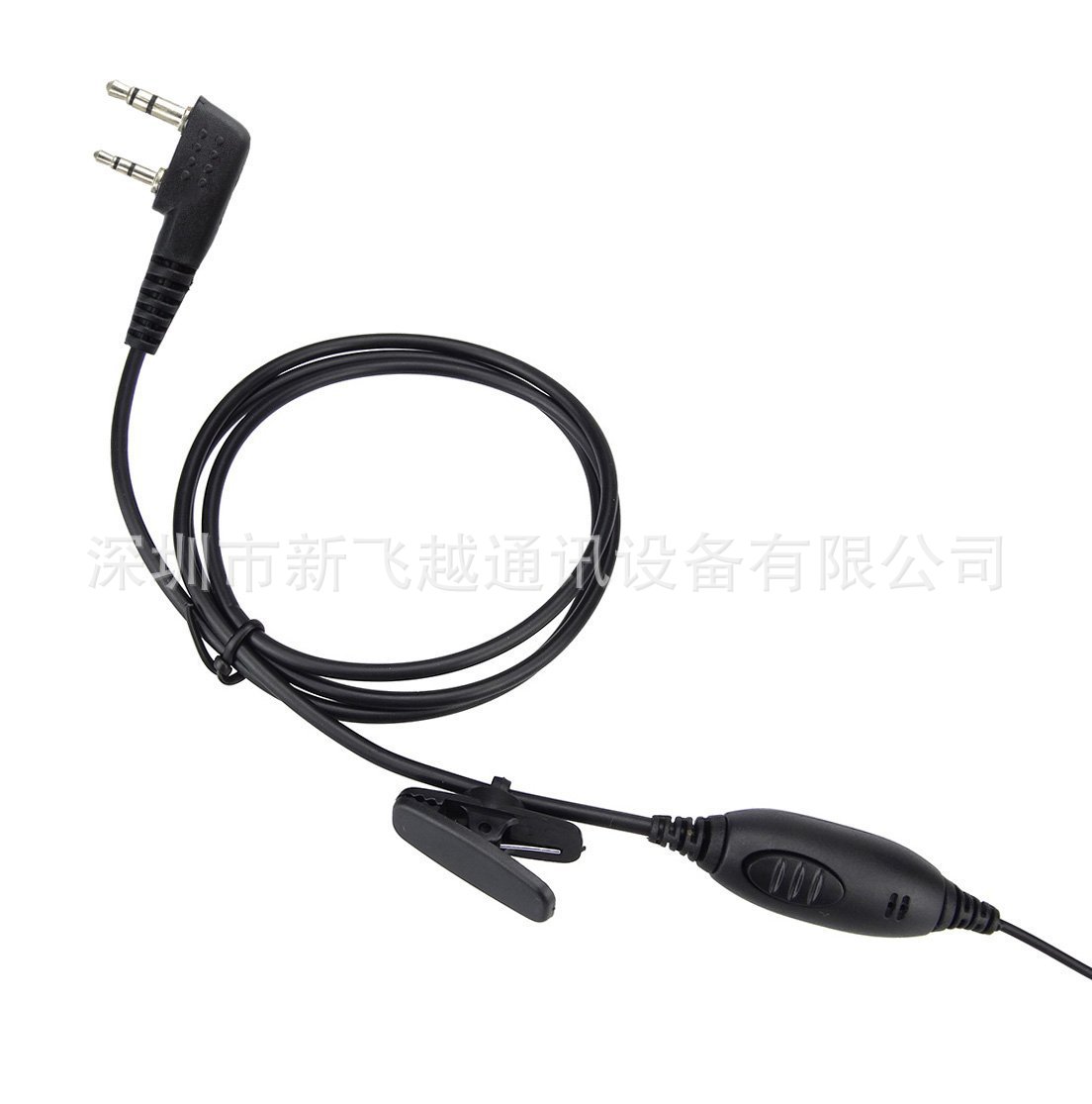K-head D-type headset imitation original PTT applicable to baofeng 5R 888S TYT ouxun Jianwu and other walkie-talkie