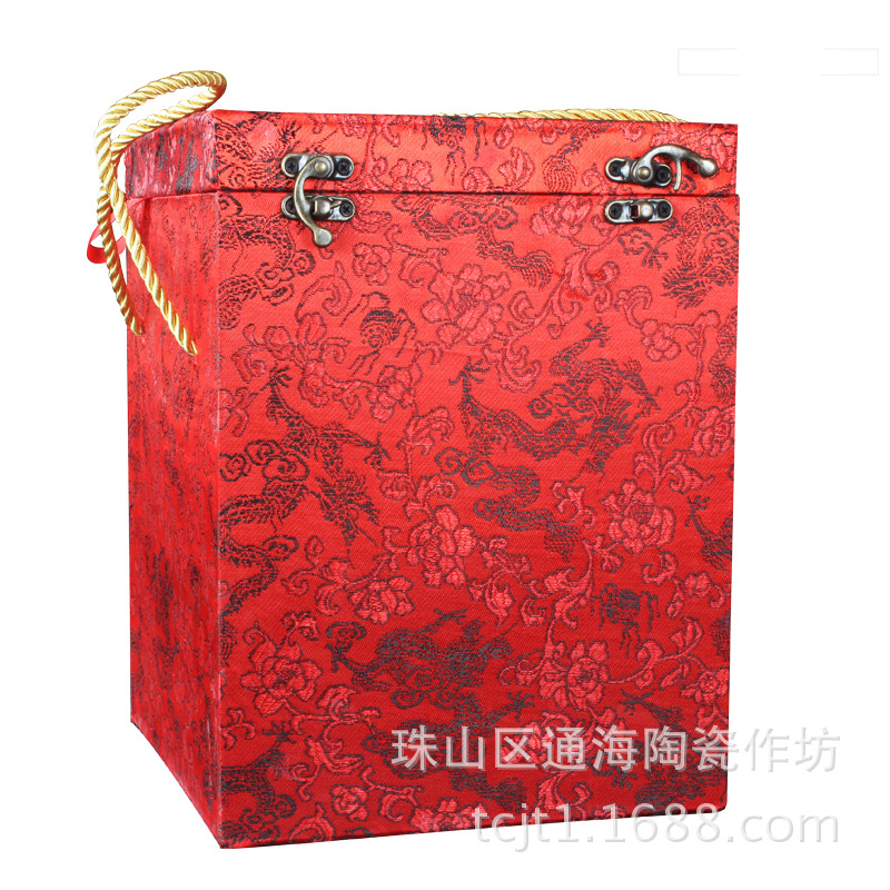 Керамическая упаковка для вина, бархатная коробка, 1.5кг, 5 фунтов, упаковка для вина 5кг, большое количество, можно добавить логотип