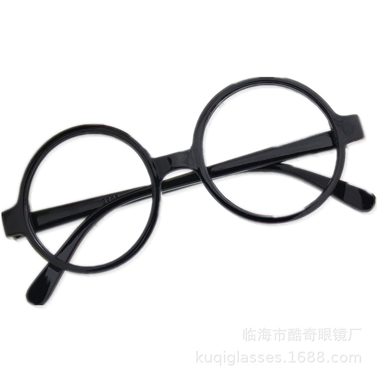 Alalei Harry Potter Children's Glasses Frame Trendy Round Retro Baby Decoration Tiktok Internet Popular Explosions Small Grapes