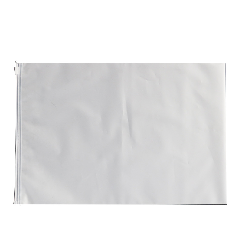 Double-sided Frosted EVA Towel Packaging Bag Plastic Storage Bag Self-sealing Clip Chain Zipper Bag 14X20