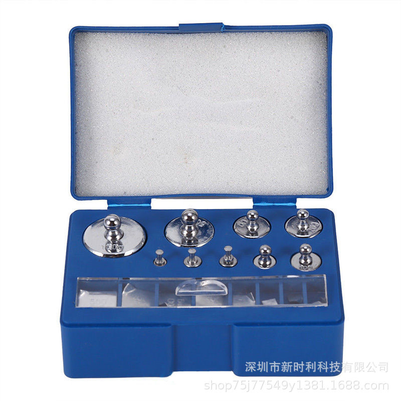 17 предметов, 10mg-100g, Студенческий набор стандартных весов из стали и хрома