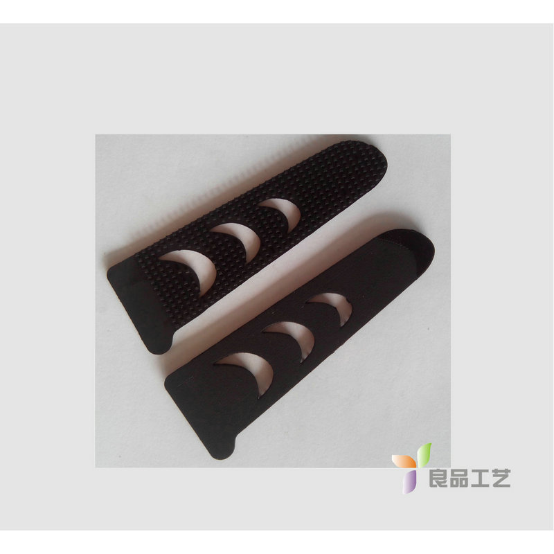 Processed Clothing Cuff Loops with Velcro Adhesive Hooks, Injection-Molded Tpu Cuff Loops, Pvc Cuff Loops, Rough Surface Injection Hooks Wholesale