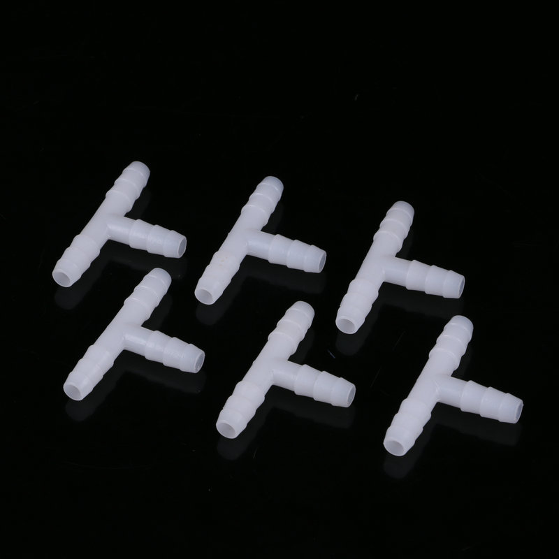 Outer 10mm tee plastic PE aeration pipe tee straight-through aeration plate outer pass