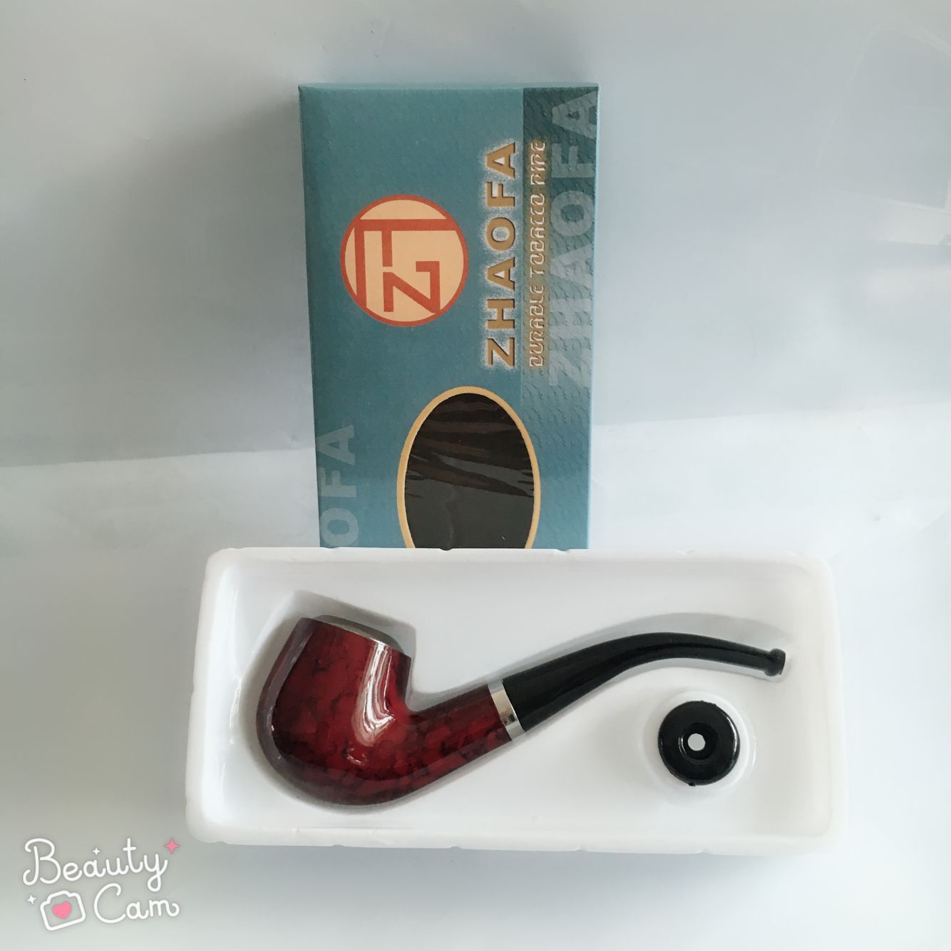 Men's Iron Pot Pipe Imitation Ebony Handmade Cigarette Holder Filter Smoking Set Manufacturer Wholesale Pipe Set