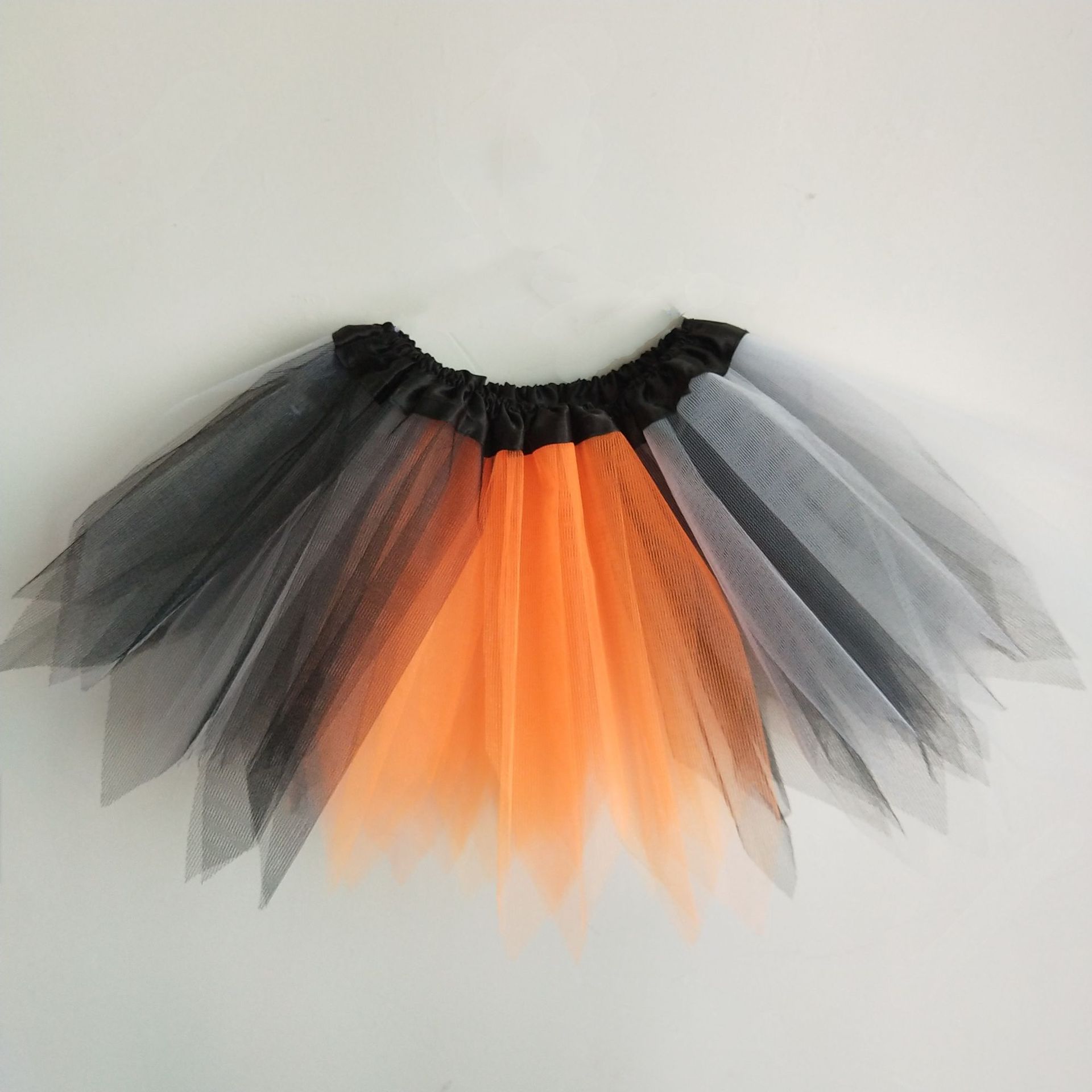 New foreign trade tutu children color matching pointed mesh tuft skirt dance Amazon factory direct supply