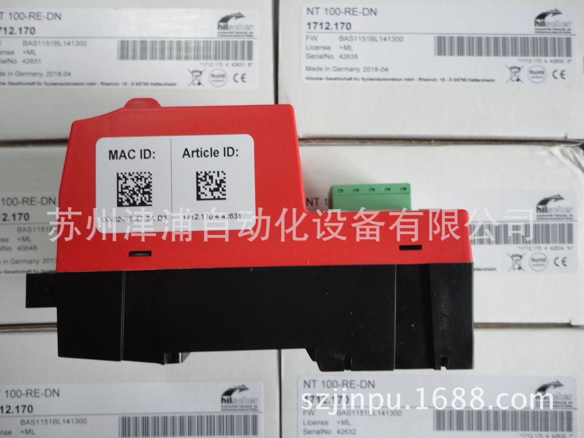 hilscher Her Youxun's Gateway of REal-time Ethernet to RS-232/422/485 NT 100-re-