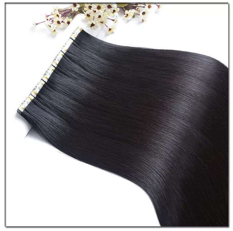 Real hair seamless hair wholesale double-sided adhesive patch can be dyed hot own seamless hair patch manufacturers wholesale