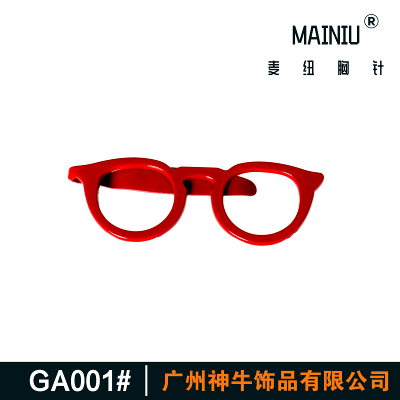 GA001 Очки для отдыха в европейском и американском стиле, зажим для галстука, 4 цвета на выбор