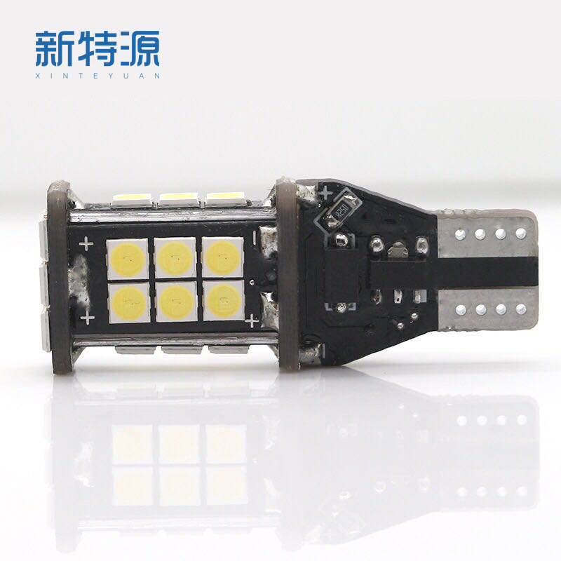 New reversing light T15 3030 24 light highlight instrument light wide pressure LED decoding light 921 reversing light