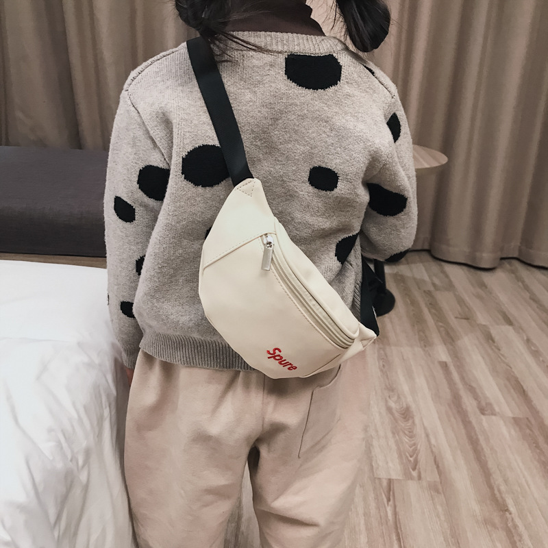 Children's Bag 2020 Autumn and Winter New Shoulder Crossbody Bag Simple All-match Mini Chest Bag Trendy Baby Waist Bag for Boys and Girls