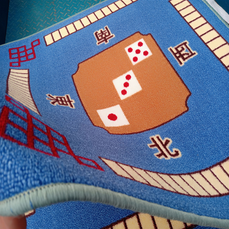 A large number of chess and card rooms hand rub mahjong table non-slip silencer mahjong table mat home non-pleated table mat
