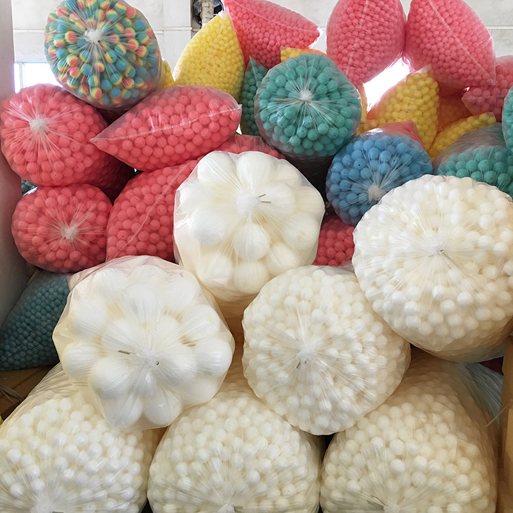 Factory Direct white sponge ball ball custom cloth beach sponge toy ball filter ball