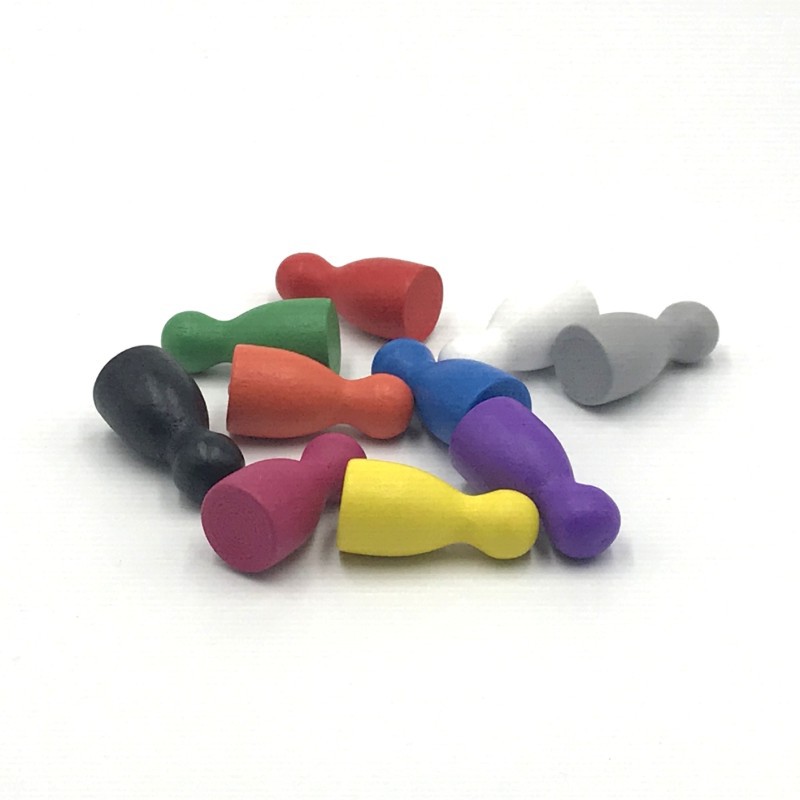 Small Quantity Wholesale Wooden Checkers, Colorful Humanoid Flying Chess, Wooden Chess Pieces, Colors, Styles, Multi-Puzzle