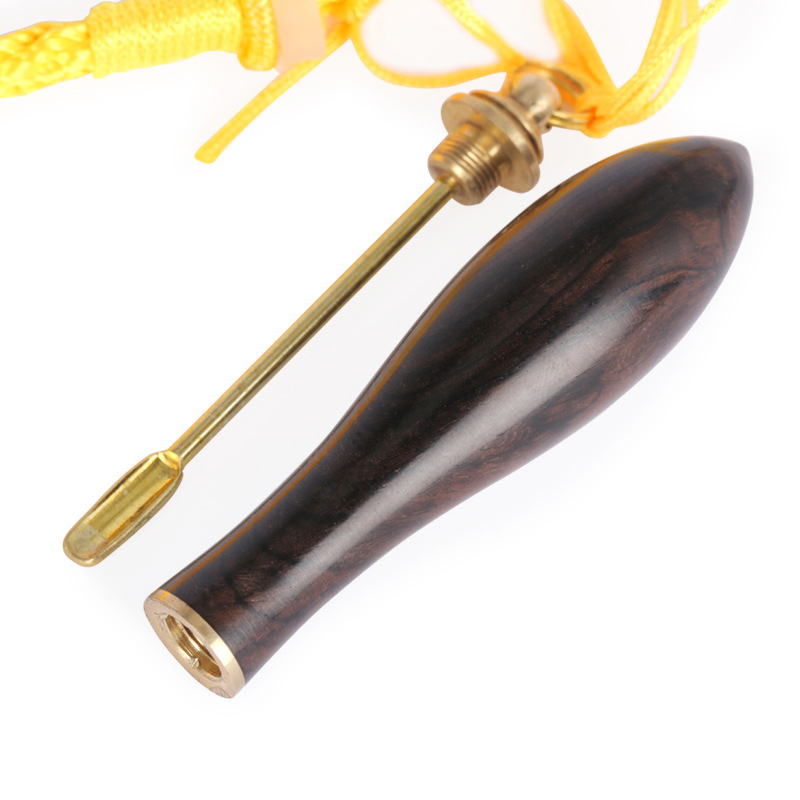 Purple Sandalwood Snuff Bottle Wooden Crafts Redwood Carving Handle Hanging Chinese Style Gifts