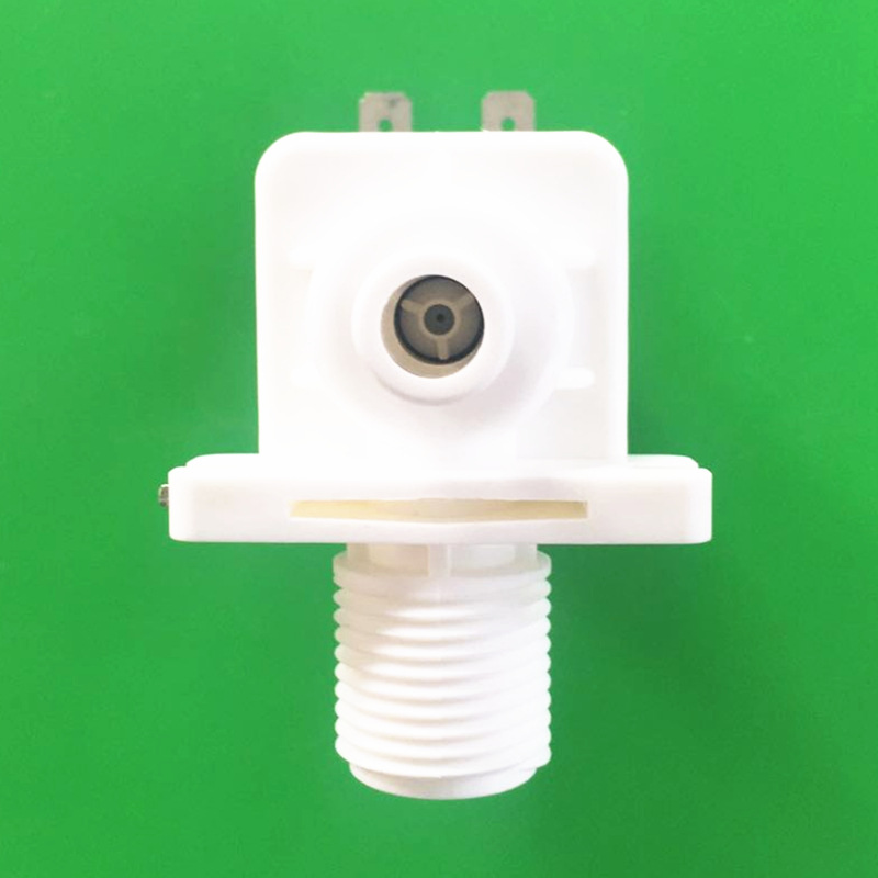 Water Inlet Four-Point Thread Water Outlet 12mm Hose Vertical Normally Closed Pressure Solenoid Valve