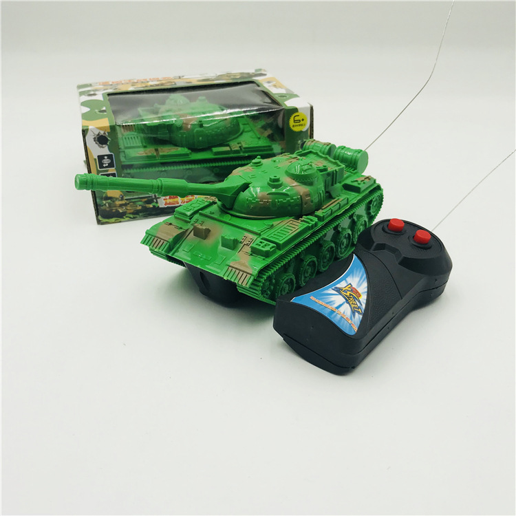 Двухсторонний радиоуправляемый танк, электрический радиоуправляемый автомобиль, радиоуправляемая игрушка для детей, имитация танка, игрушка для уличной торговли оптом