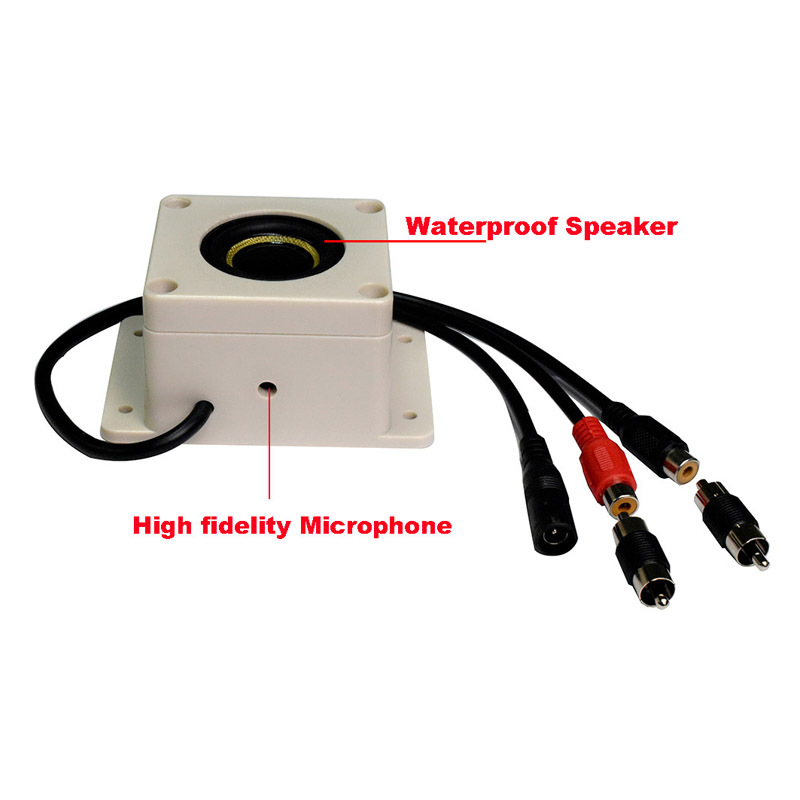 Outdoor ip66waterproof Speaker Microphone surveillance camera Outdoor Speaker pickup with input and output