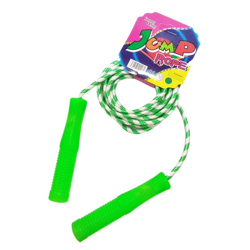 Factory Direct Sales Wholesale Kidsren's Plastic Skipping Rope Can Supply Export Adult Fitness Student Sports Cotton Rubber Skipping Rope