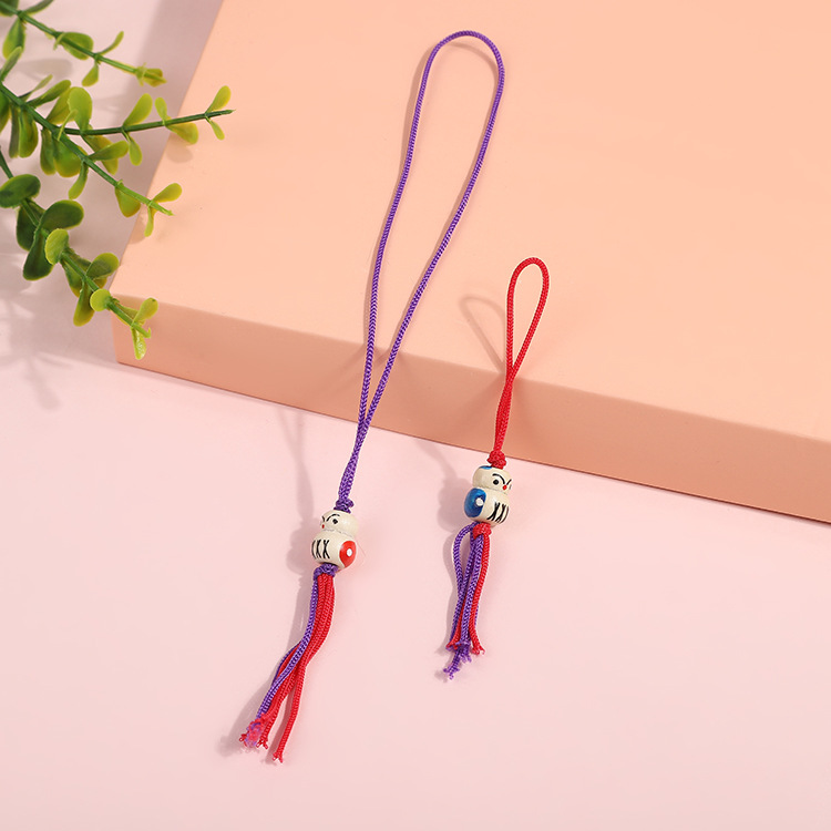 Аксессуары для сумок, фабричный прямой поставщик, кистевой подвес, брелок, ручная работа, деревянная кукла, бусы, ювелирные изделия