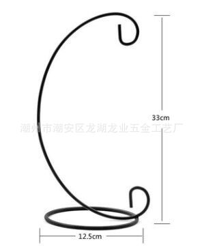 23 Micro Landscape Ecological Bottle Wrought Iron Hanging Plant Hanging Bottle Hanger Hook Flower Stand Iron Frame Confused Baby Hanging Basket Bracket