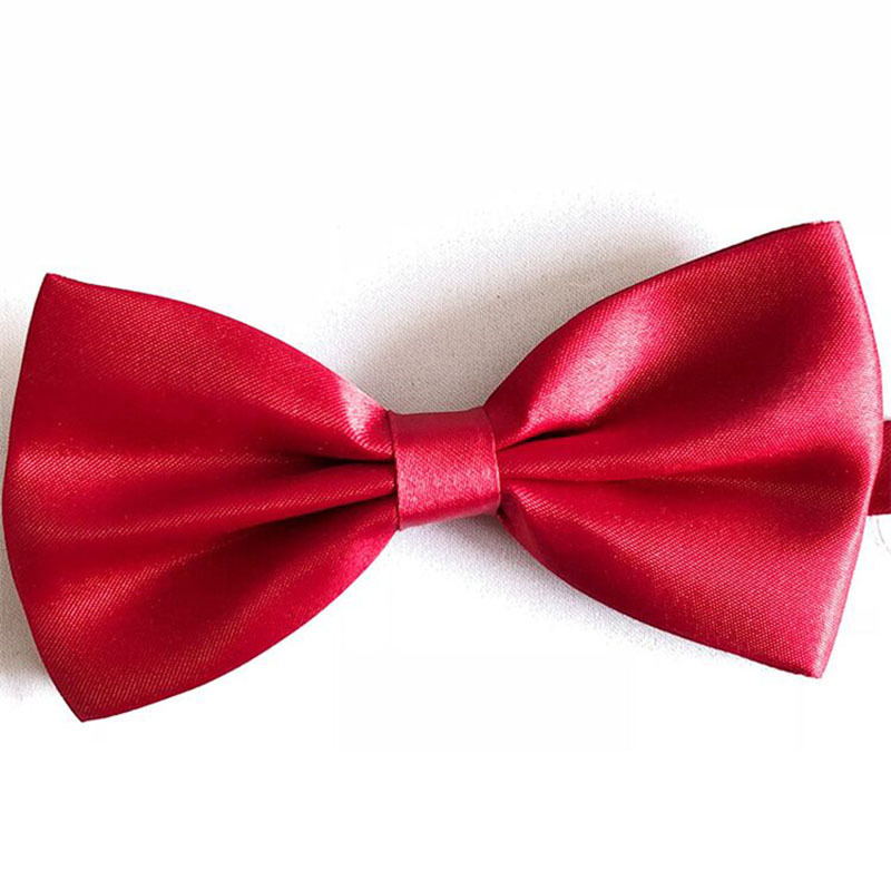 Business formal double-layer bow tie polyester silk bow knot clothing accessories men's evening wear bow tie multi-color optional