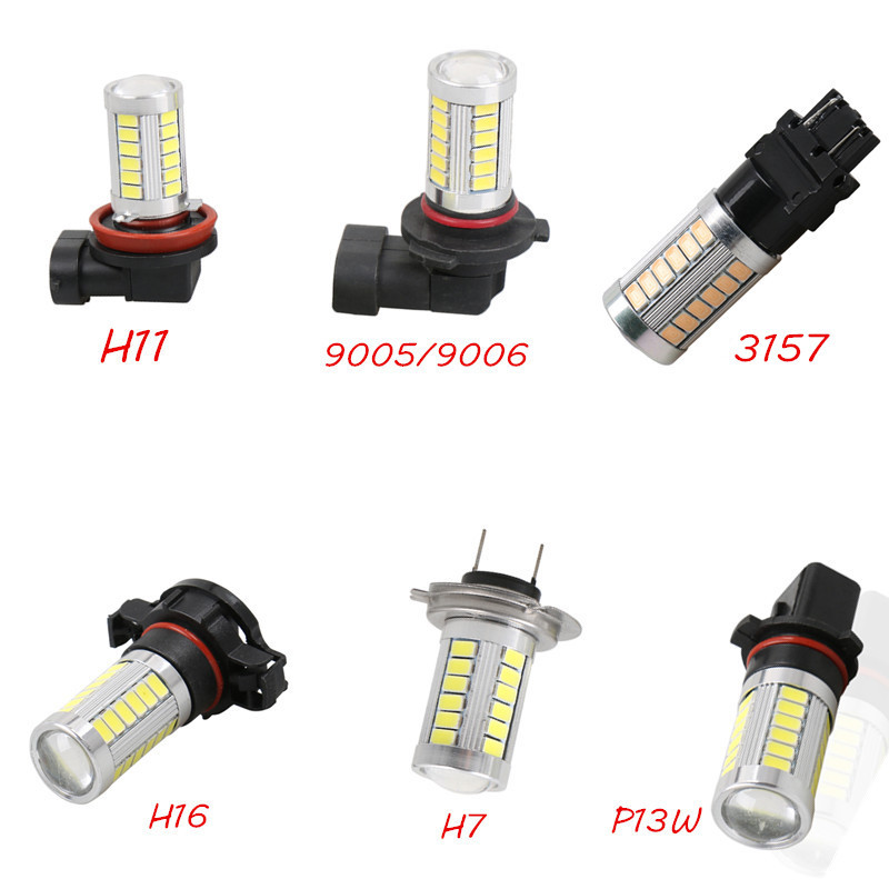 H11 H7 H4 5630 33smd 5730 33 lamp led light car led fog light motorcycle led headlight