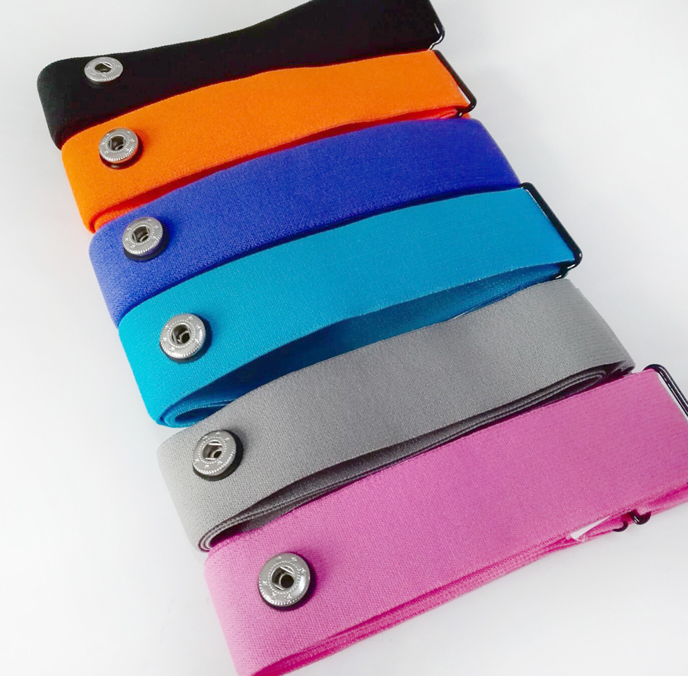 Professional R & D Bluetooth Heart Rate Chest Belt Factory Direct Supply Bluetooth Heart Rate Belt Dark Buckle Spacing 46mmforpolar