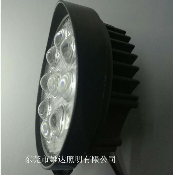 27W round lens LED work light off-road vehicle dome light
