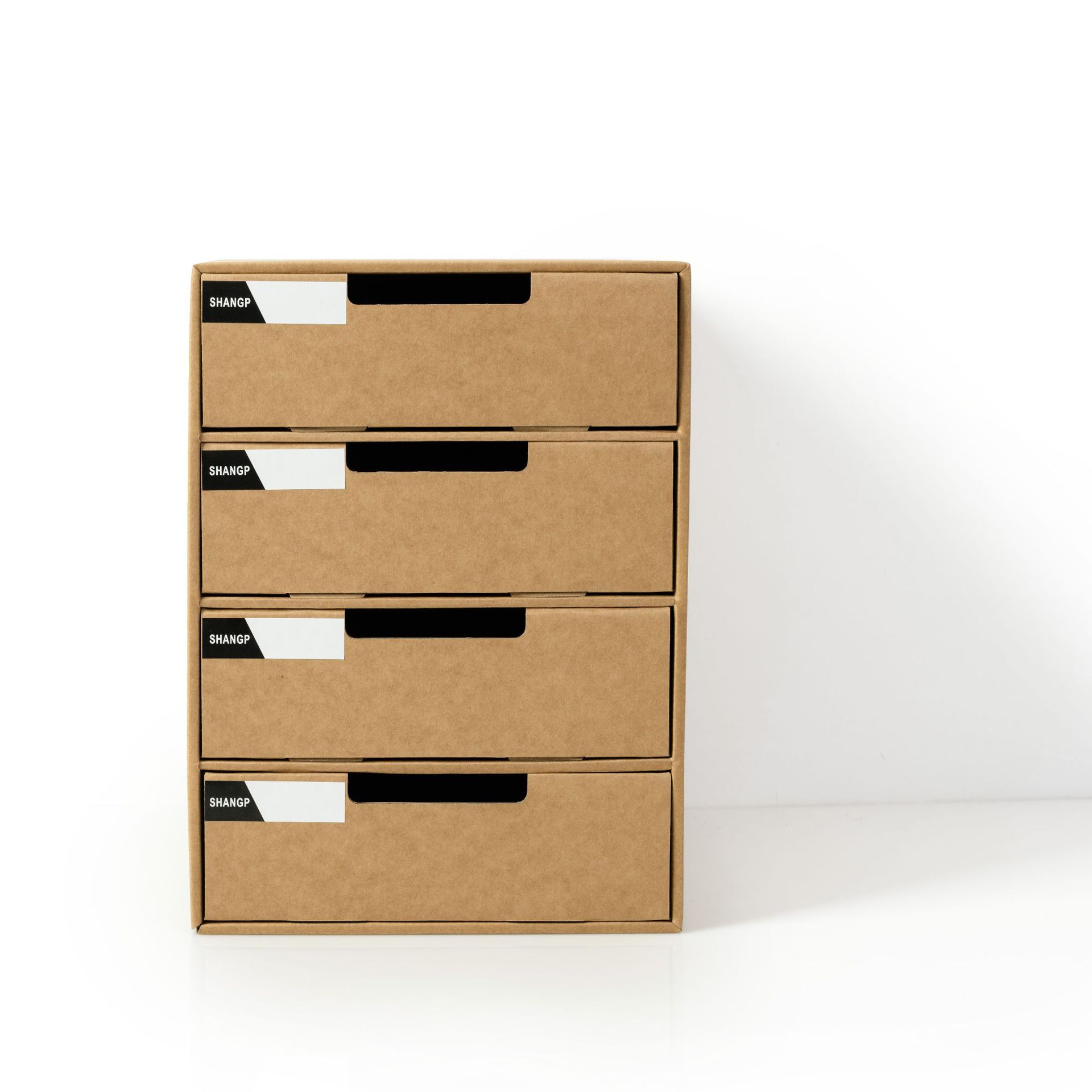 Factory wholesale A4 paper desktop storage box student file storage organizing box multi-layer drawer storage cabinet