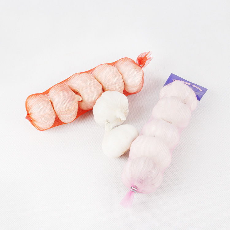 5 Pack Garlic Mesh Bag Net Bag Ginger Vegetable Fruit Packaging Mesh Bag Plastic Nylon Garlic Mesh Wholesale
