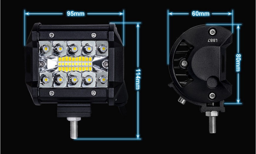 Cross-border dedicated 60W work light led car light car led headlight car modification light led car spotlight