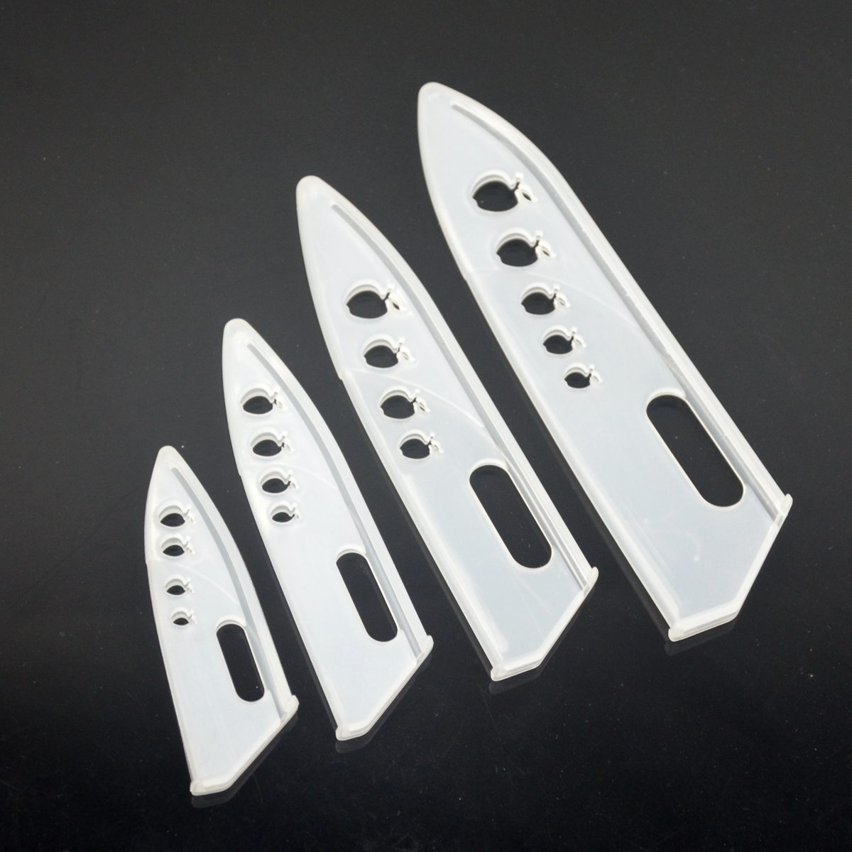 Tool sleeve universal oblique handle transparent plastic tool sleeve hardware ceramic tool protective sleeve black transparent spot