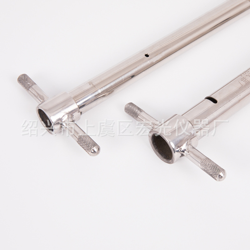 Source manufacturers stainless steel double-tube rotary drawing sampling tube powder particles medicine grain grain probe