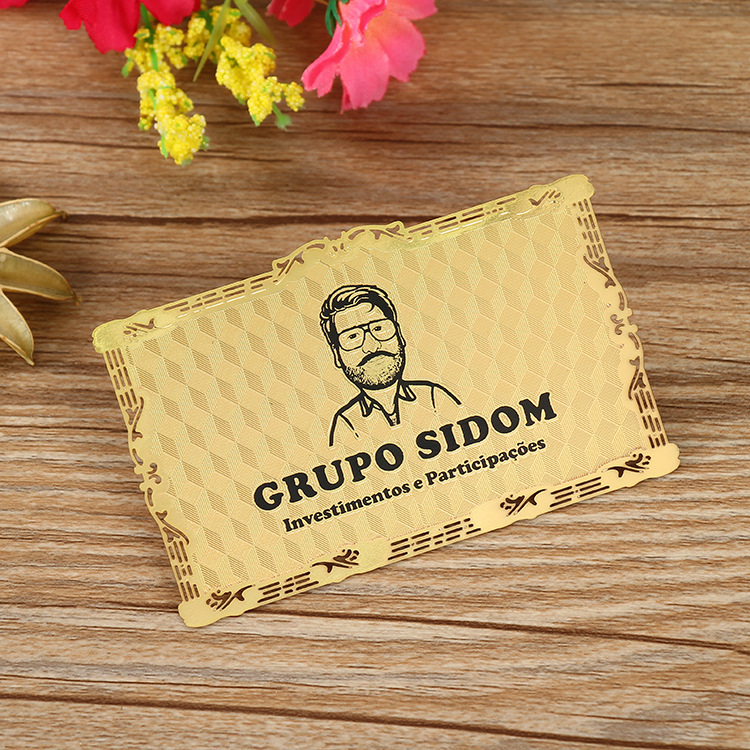 Customized Classy Metal Membership Cards, Customized Brushed Stainless Steel Cards, Special-Shaped Cut Out Classy Metal Card Business Cards