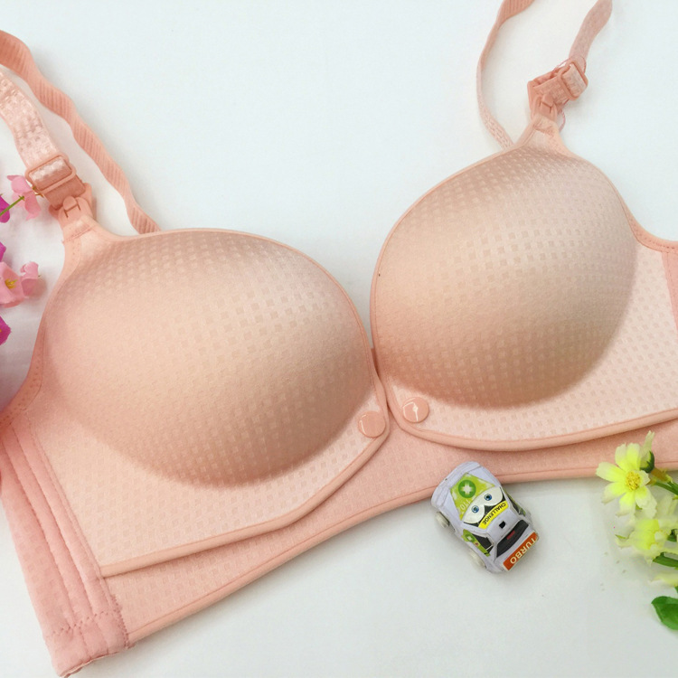 В наличии материнский бюстгальтер для кормления, бесшовный, полуподходящий, клетчатый, с передней застежкой