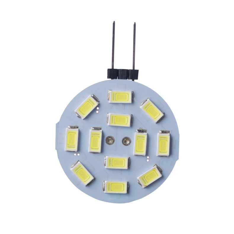 G4 LED bulb side plug 10-30v G4 5730/5630 12SMD crystal lamp LED decorative light