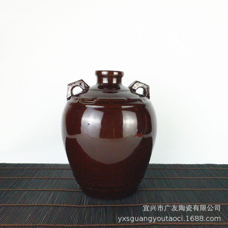Ceramic Wine Bottle 2.5kg Pack Antique Wine Bottle Liquor Jar Household Wine Bottle Double-Eared Wine Jar Creative Empty Bottle