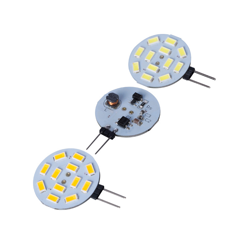 G4 LED bulb side plug 10-30v G4 5730/5630 12SMD crystal lamp LED decorative light