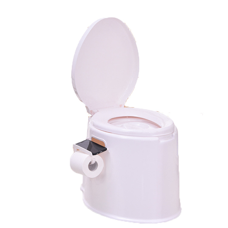 Mobile toilet pp board plastic toilet easy to clean safety non-slip wall row deodorant removable flush toilet