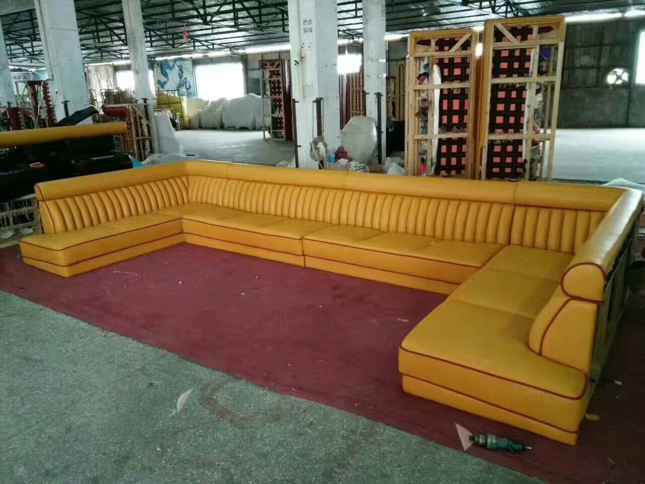 Light Luxury KTV Sofa Bar Sofa Customized Modern Bar Leather Sofa Customized Box Sofa Customized