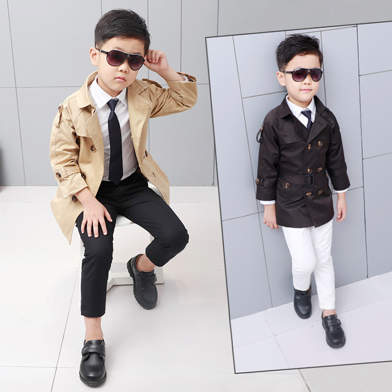 Куртки для мальчиков весна-осень 2024, ветровки, повседневные, средней длины, детская одежда, оптовая продажа, дропшиппинг