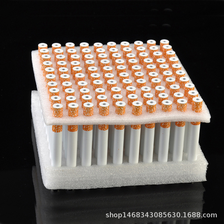 Factory Direct Sales New Cigarette Shape Long Smoking Pipe Length 78mm Aluminum Alloy Pipe Box of 100 Pieces